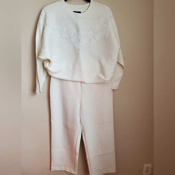 Ann Taylor.  3/4 sleeve ottoman sweater. NWT, SZ M - Picture 2 of 9